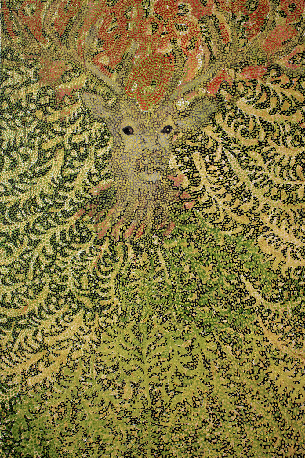 Hirsche im Wald Anna Rona Original painting for sale