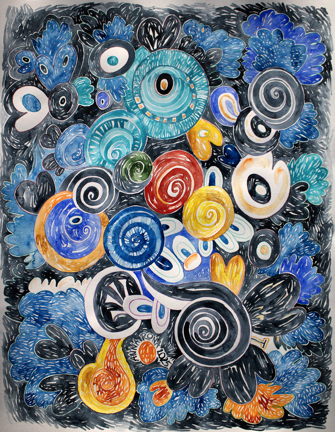Regnerischer Tag Anna Rona Original painting for sale