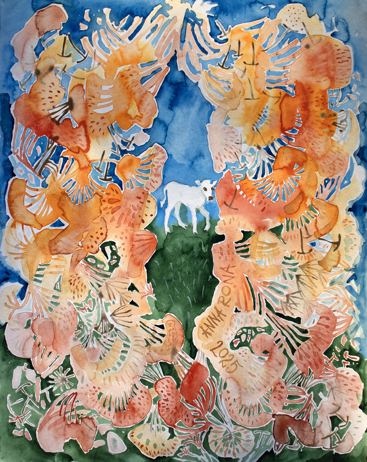 Farben des Herbstes Anna Rona Original painting for sale
