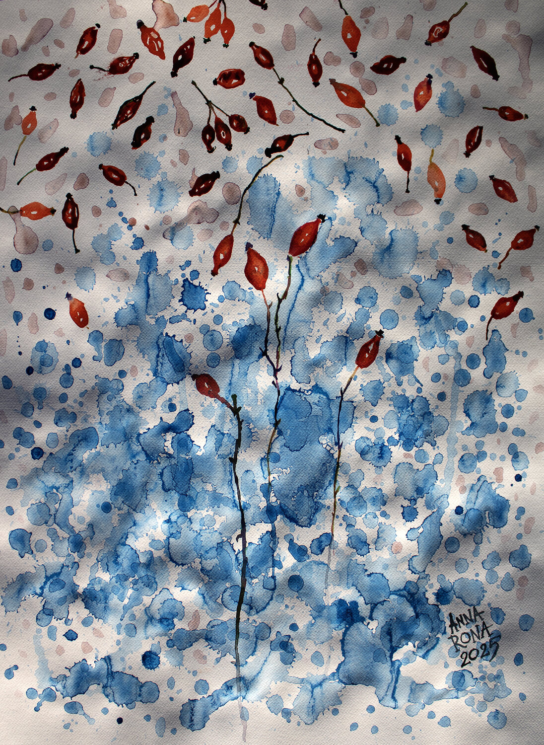 Später Herbstregen Anna Rona Original painting for sale