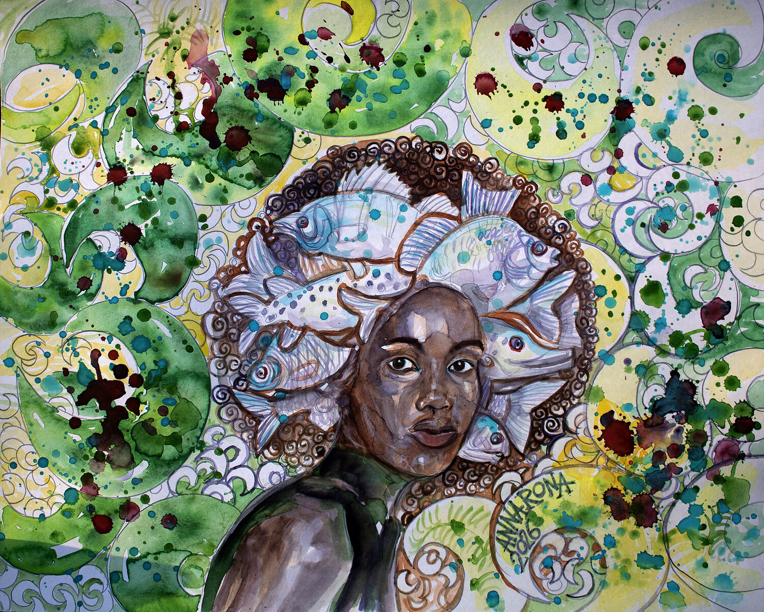 Geliebte Anna Rona Original painting for sale