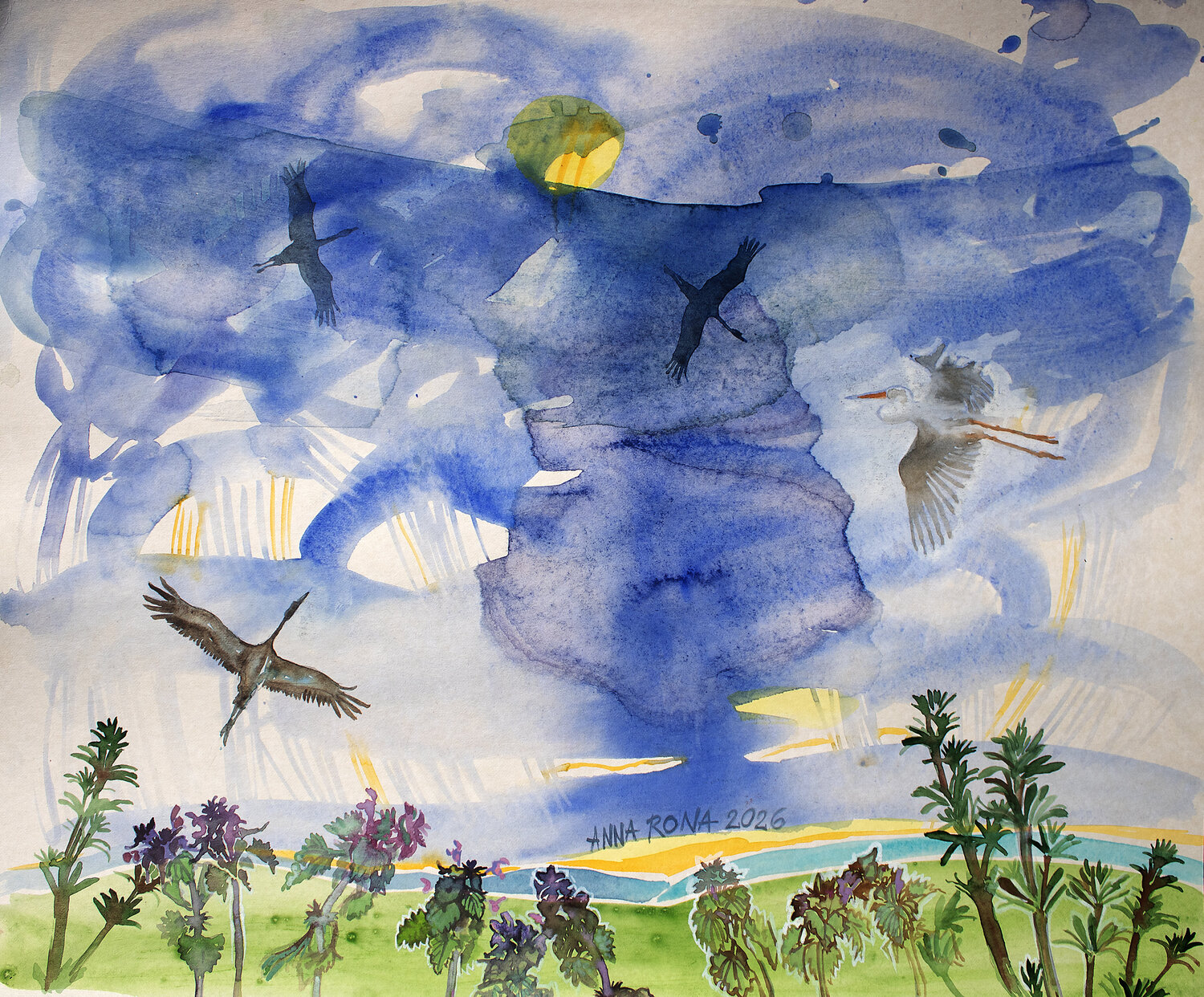 April Anna Rona Original painting for sale