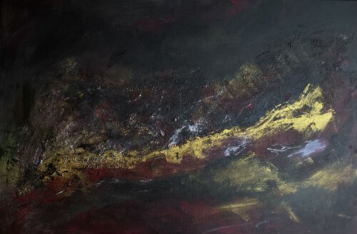 Galaxie - zeitlos elegante Abstraktion by Susanna Schorr, Painting for Sale on Select