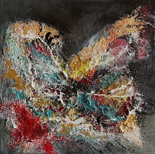 Flügel des Glücks by Susanna Schorr, Painting for Sale on Select