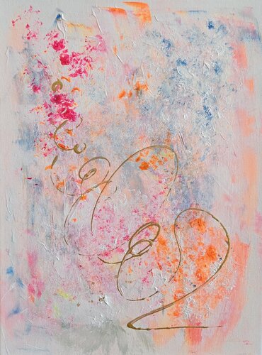 Goldener Pfad by Susanna Schorr, Painting for Sale on Select