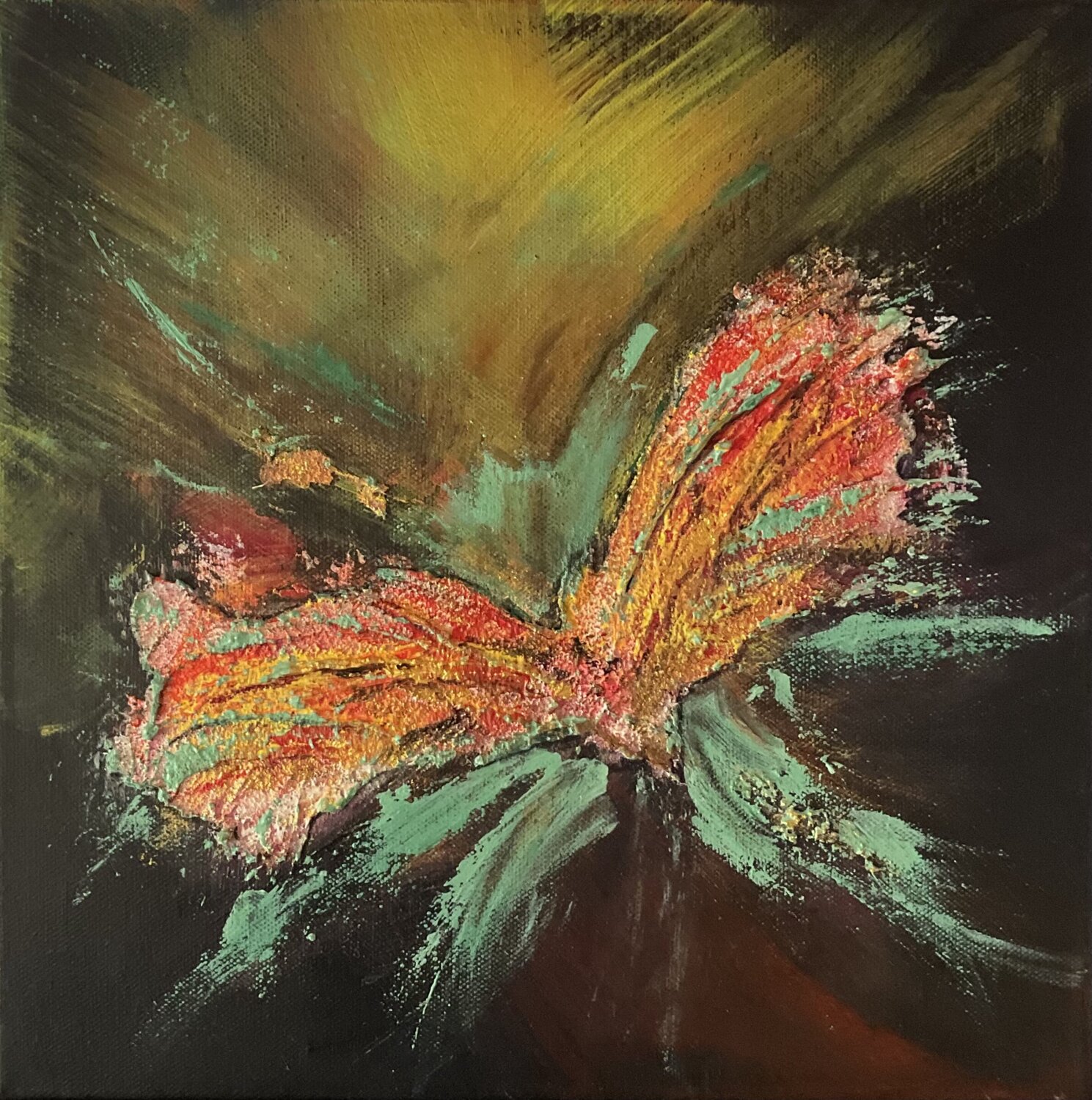 Schmetterling - Metamorphose Susanna Schorr Original painting for sale