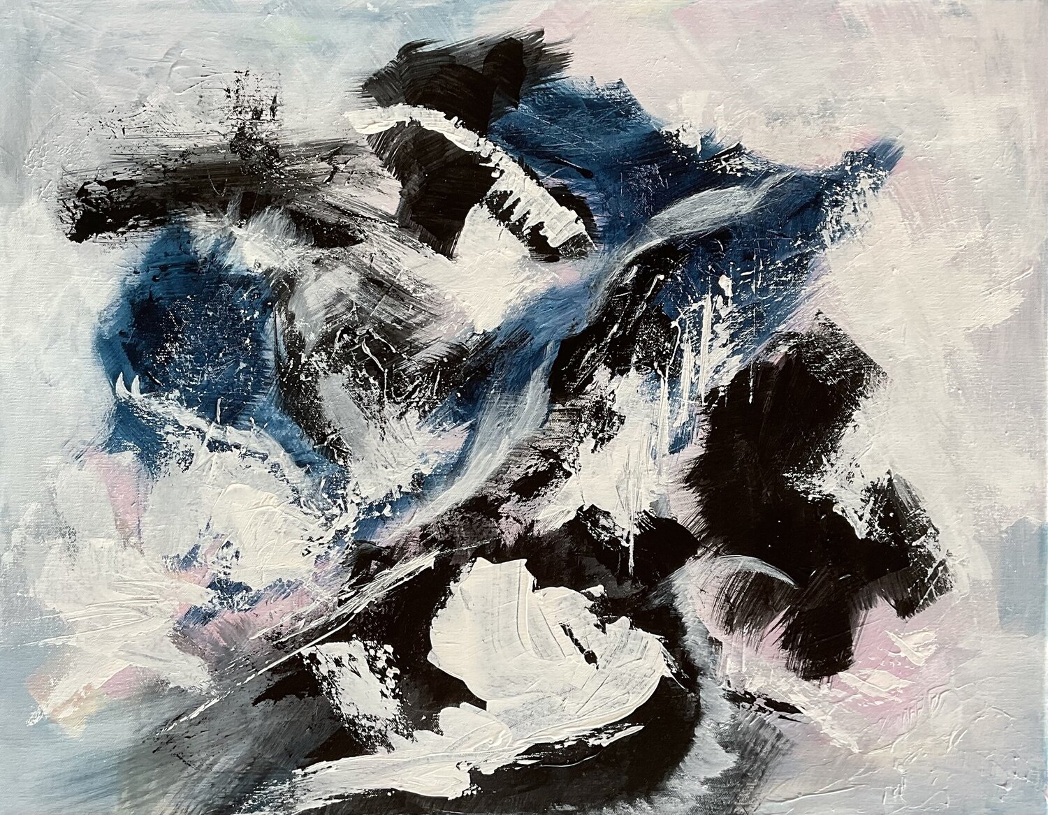Delphine - Verspieltheit der Delphine Susanna Schorr Original painting for sale