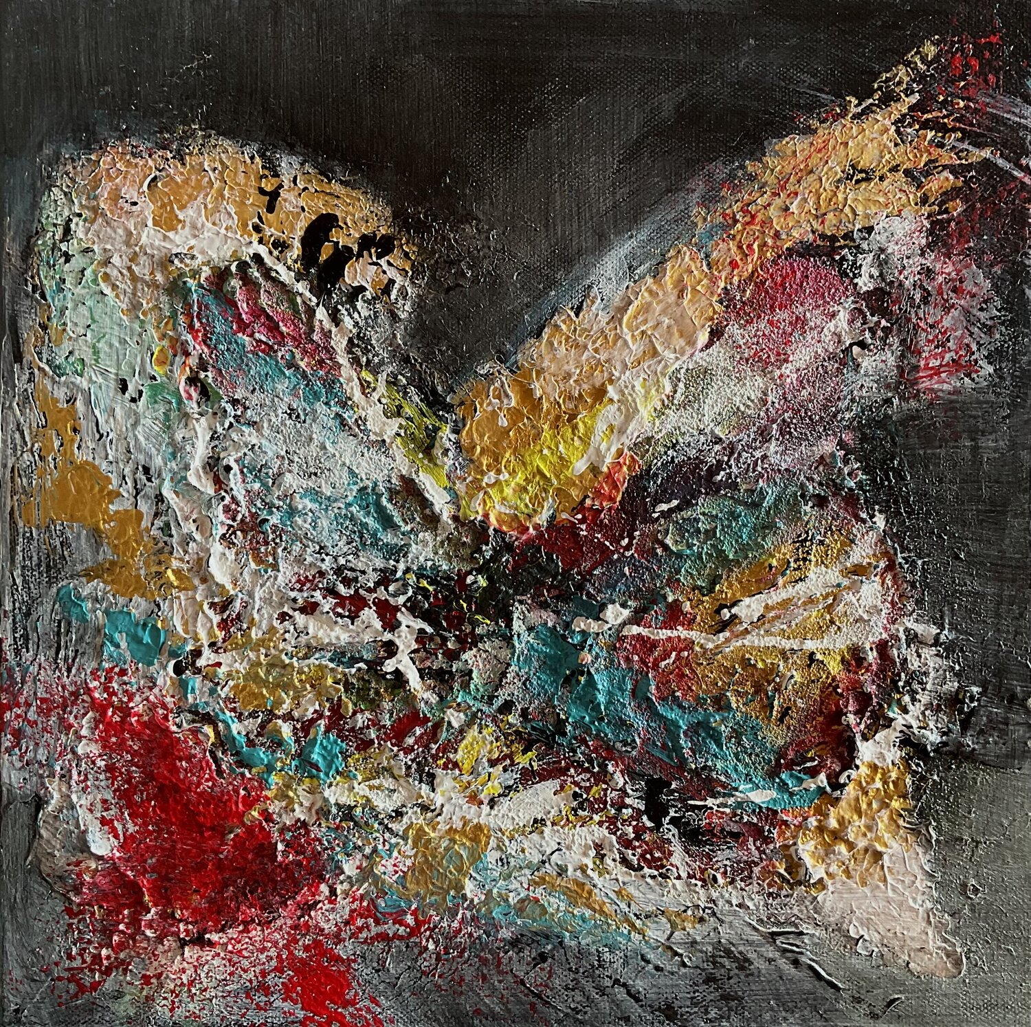 Flügel des Glücks Susanna Schorr Original painting for sale