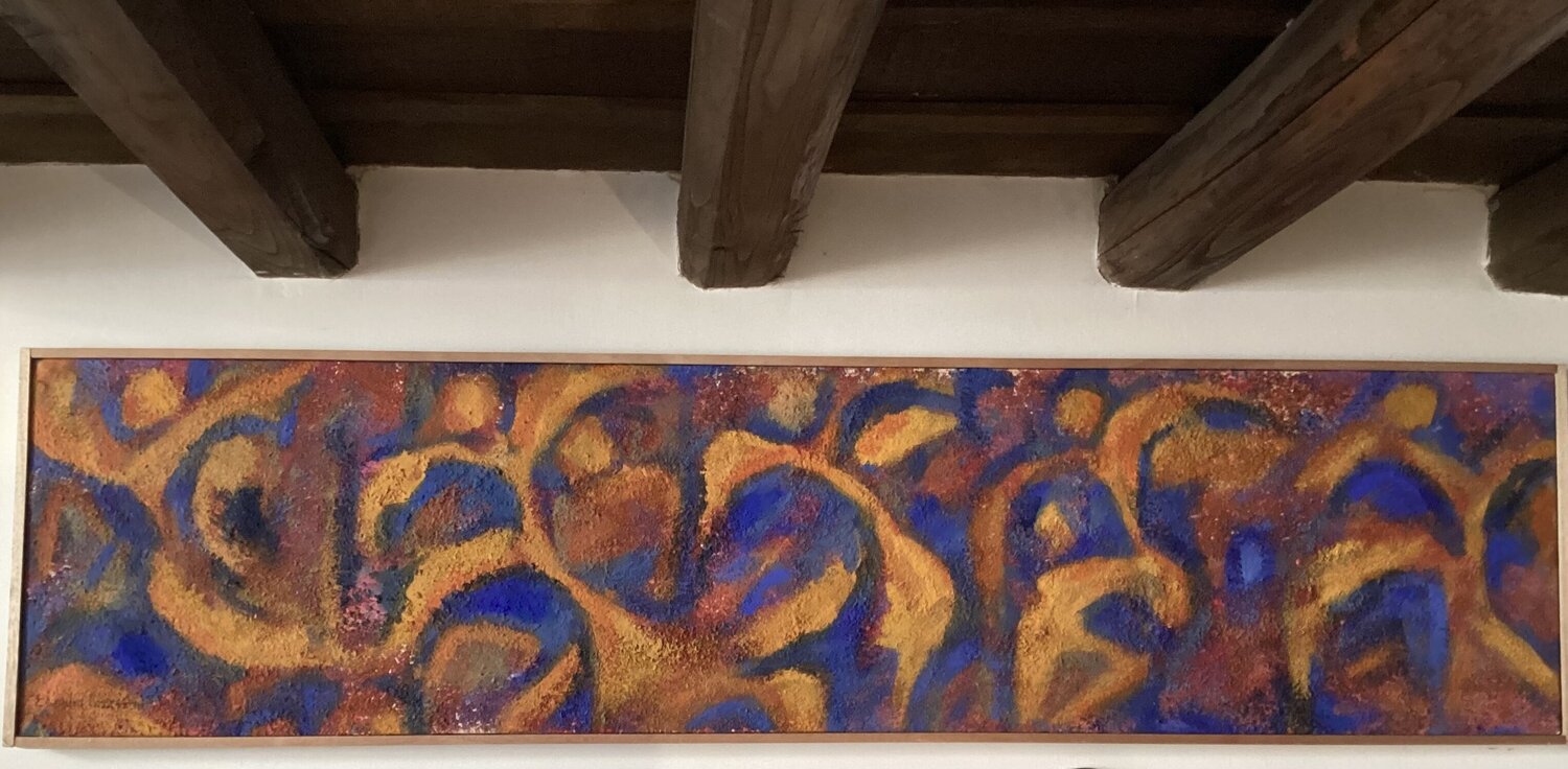 Danza in blu Claudia Lazzarini Original painting for sale