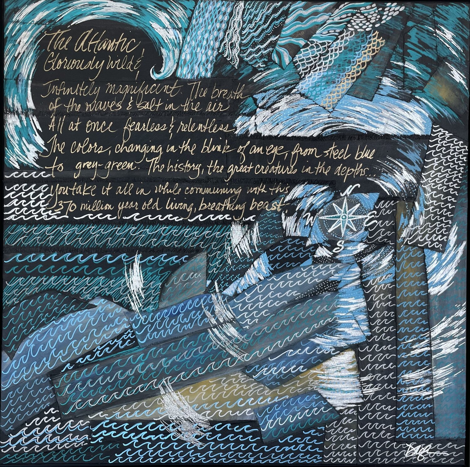 The Atlantic Dawn Nagle Original painting for sale