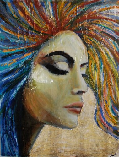 Joven fantasia by Ernest Carneado Ferreri, Painting for Sale on Select