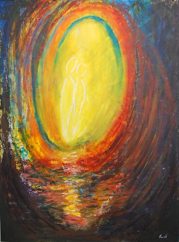 Dos almas y un solo destino by Ernest Carneado Ferreri, Painting for Sale on Select