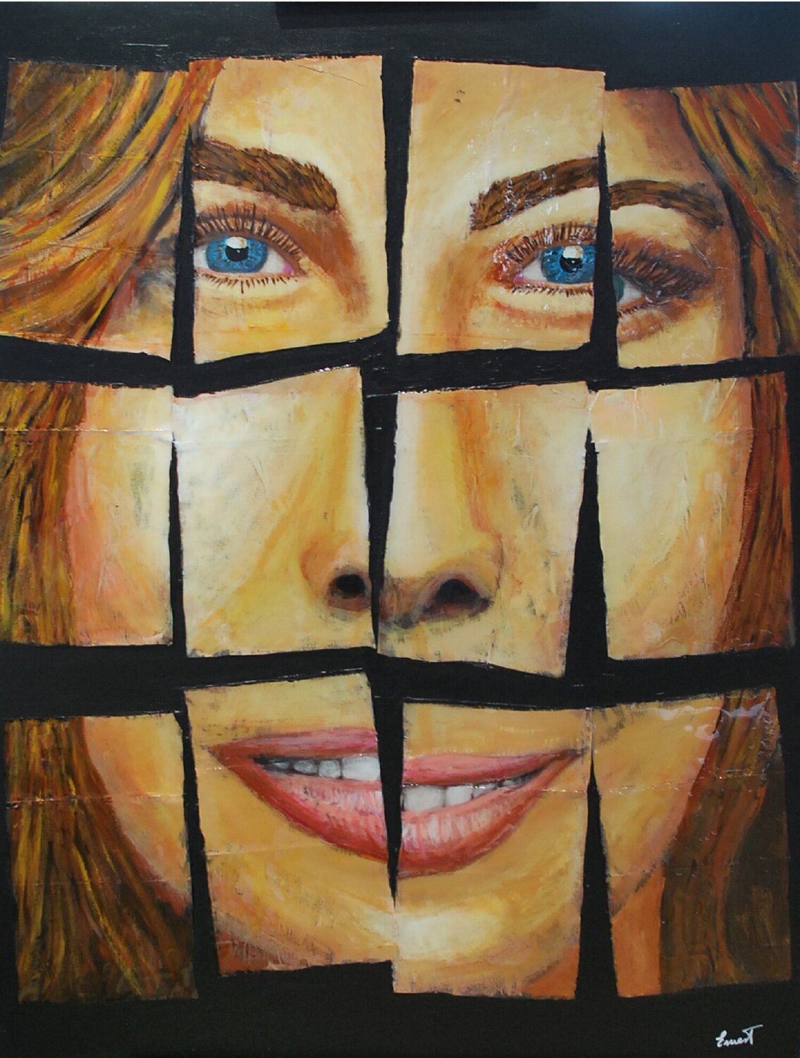 Fragmentos de mujer Ernest Carneado Ferreri Original painting for sale