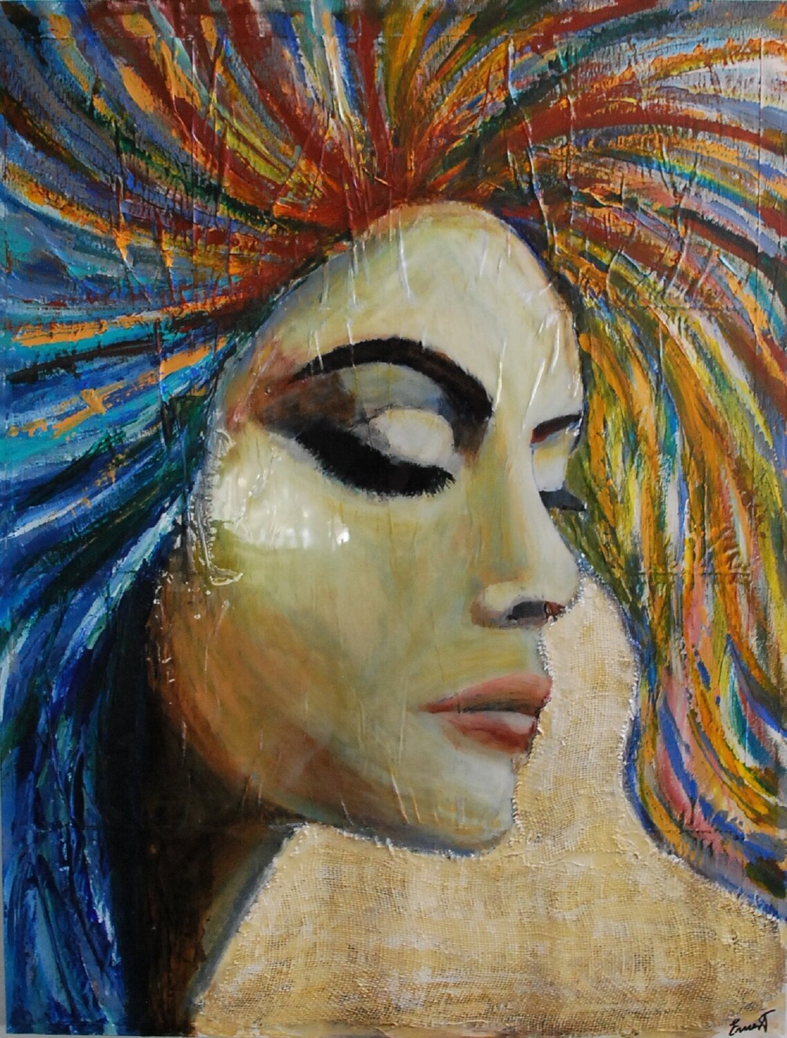 Joven fantasia Ernest Carneado Ferreri Original painting for sale