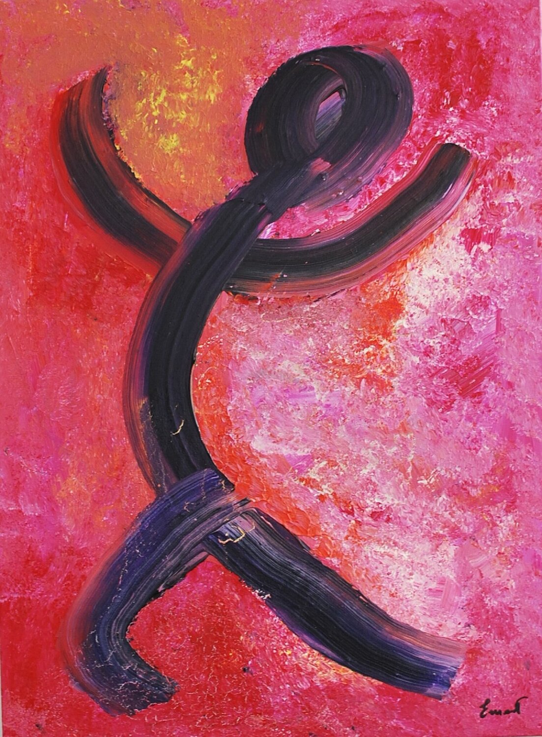 Hombre feliz Ernest Carneado Ferreri Original painting for sale