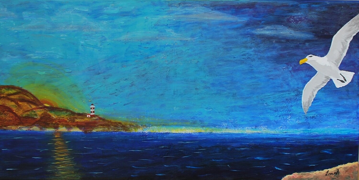 Despuntando el día Ernest Carneado Ferreri Original painting for sale
