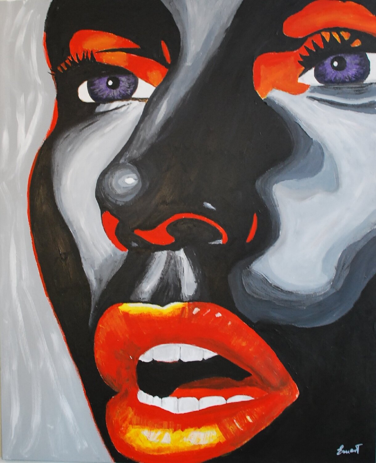 contraste de belleza Ernest Carneado Ferreri Original painting for sale