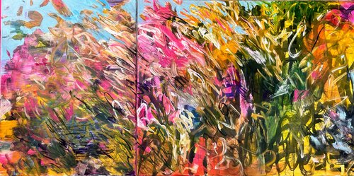 Murmuring summer by Ute Bivona, Painting for Sale on Select