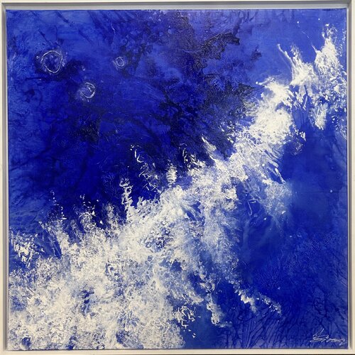Die Ägäis by Ute Bivona, Painting for Sale on Select