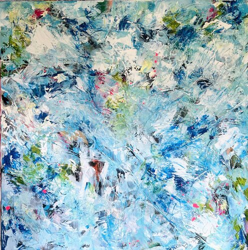 Die Ägäis 3 - Morgenfrische by Ute Bivona, Painting for Sale on Select
