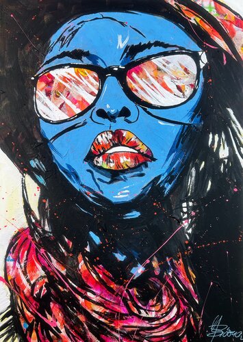 Suzanne by Ute Bivona, Painting for Sale on Select