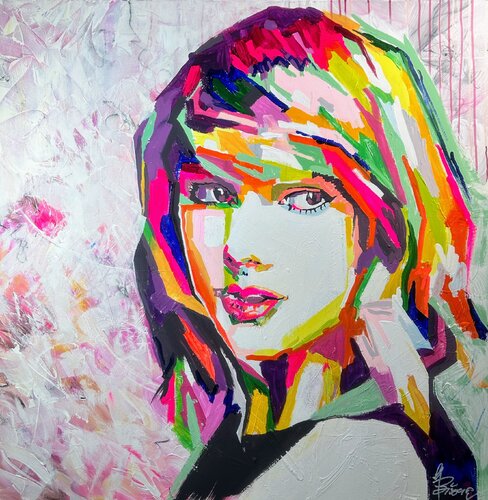 Taylor Swift by Ute Bivona, Painting for Sale on Select