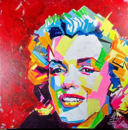 Marilyn 2 by Ute Bivona, Painting for Sale on Select