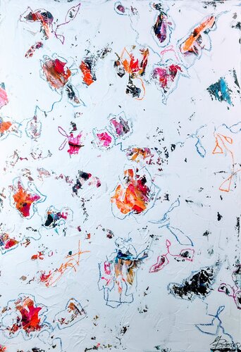On the wings of summer by Ute Bivona, Painting for Sale on Select