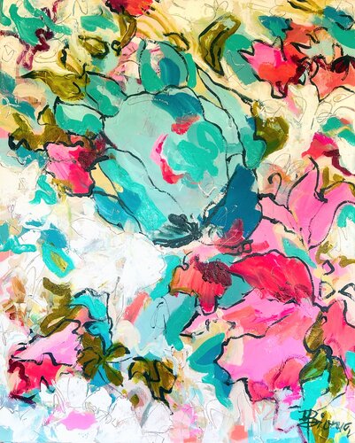 Das Herz kennt den Weg by Ute Bivona, Painting for Sale on Select