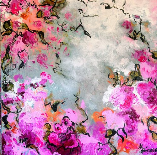 Der Raum, der bleibt by Ute Bivona, Painting for Sale on Select