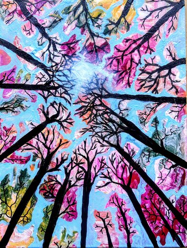 Wo die Erinnerung wohnt by Ute Bivona, Painting for Sale on Select