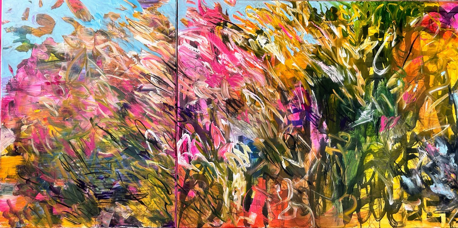 Murmuring summer Ute Bivona Original painting for sale