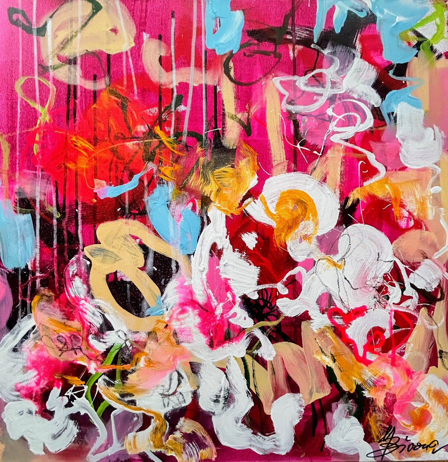 Überraschung Ute Bivona Original painting for sale