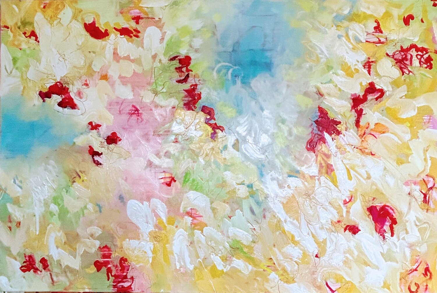 Frühlingsgefühle Ute Bivona Original painting for sale