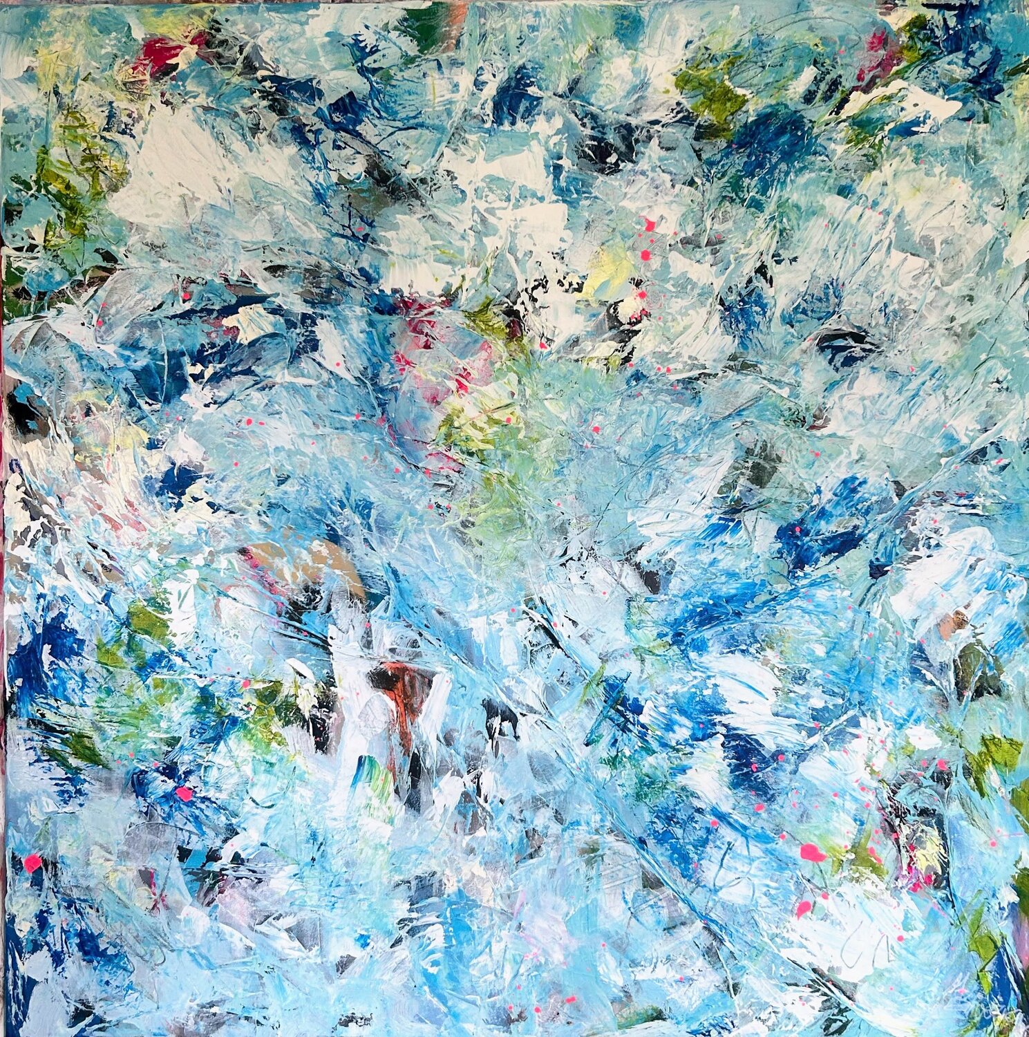 Die Ägäis 3 - Morgenfrische Ute Bivona Original painting for sale