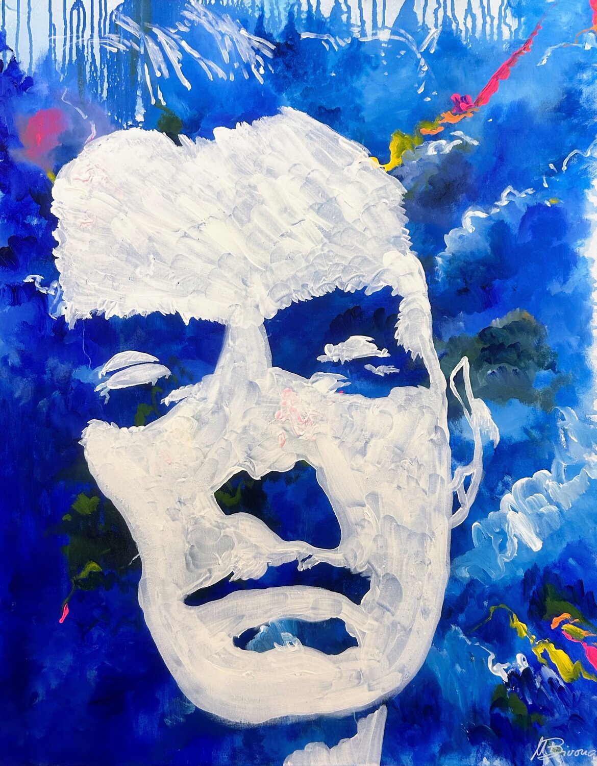 Jude Law Ute Bivona Original painting for sale