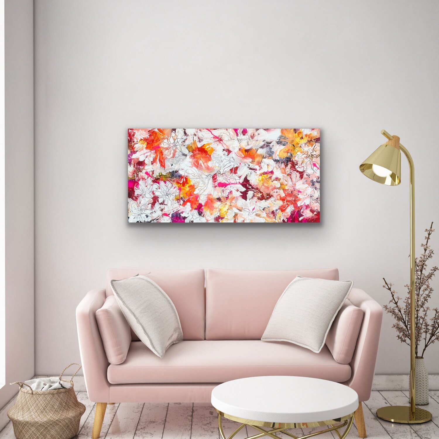 Where feelings break open Ute Bivona Original painting for sale