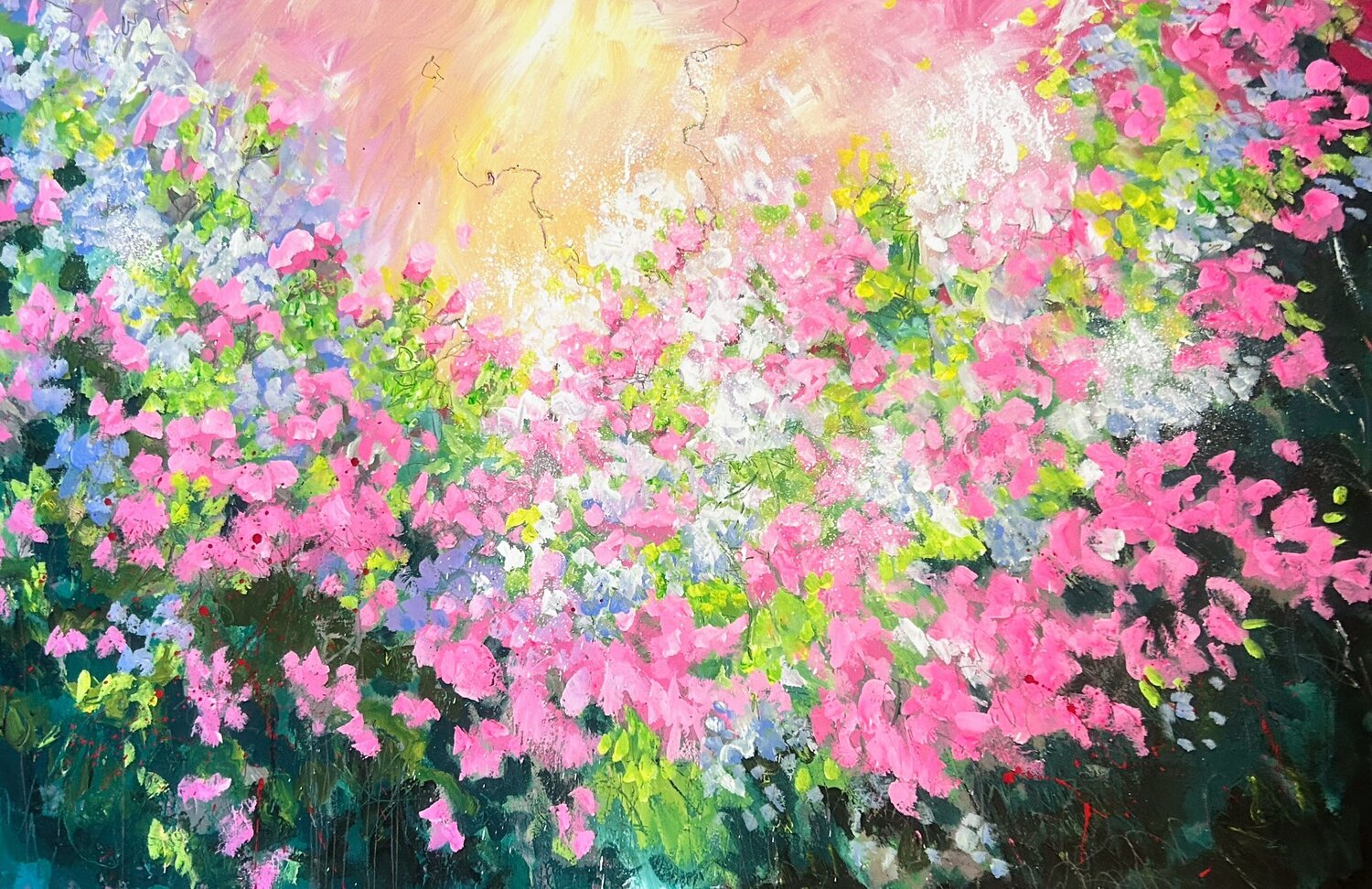 Im Morgenrot Ute Bivona Original painting for sale
