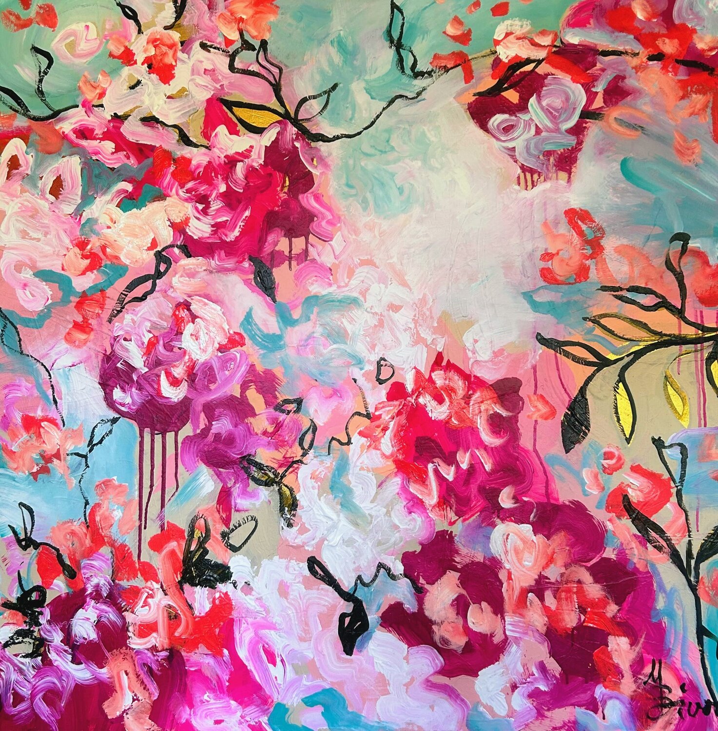Im Dazwischen Ute Bivona Original painting for sale