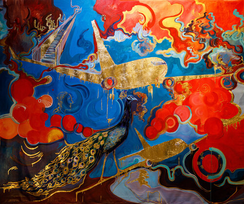 The city of gold by Aleksandra Istorik, Painting for Sale on Select