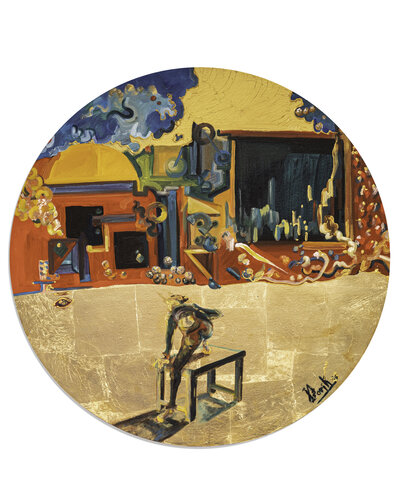 Secreto de las coincidencias by Aleksandra Istorik, Painting for Sale on Select