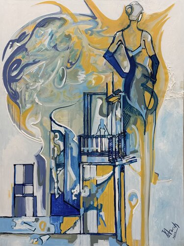 Observer by Aleksandra Istorik, Painting for Sale on Select
