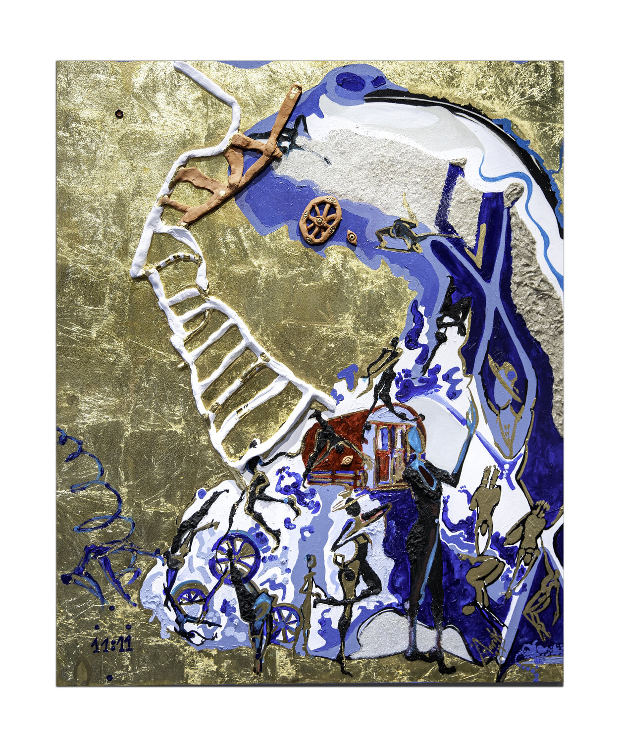 La rueda de la vida Aleksandra Istorik Original painting for sale