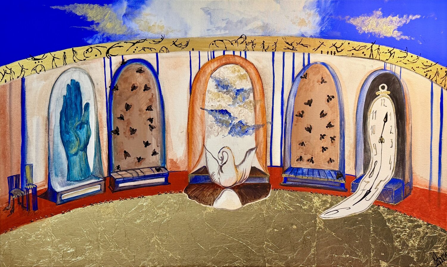 Circo dalineano Aleksandra Istorik Original painting for sale