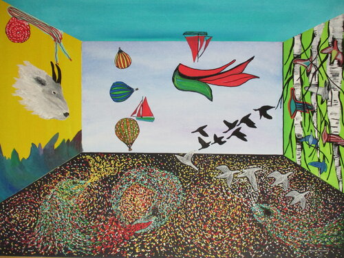 Time/space by Serge Lecomte, Painting for Sale on Select