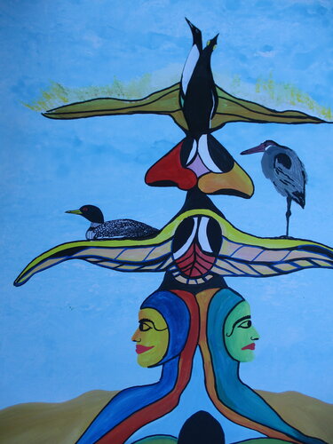 Looking up by Serge Lecomte, Painting for Sale on Select