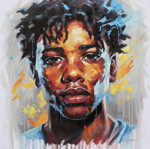 Sad weather by Baiba Limane, Painting for Sale on Select