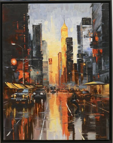 EVENING by Baiba Limane, Painting for Sale on Select