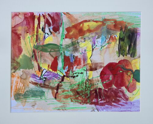 Jardins imaginés (2) by Anne Marie GINTRAND, Painting for Sale on Select