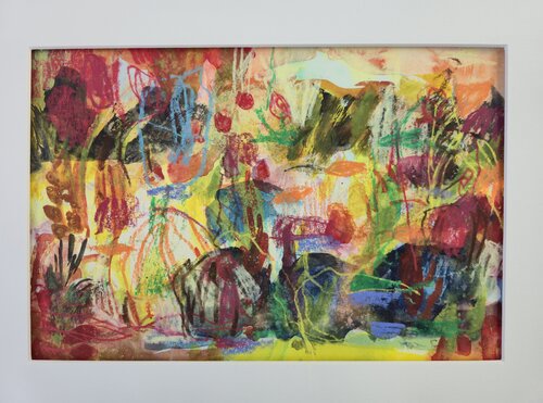 Jardins imaginés (1) by Anne Marie GINTRAND, Painting for Sale on Select